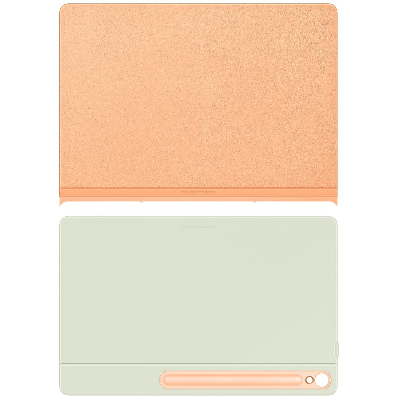 Etui Samsung Smart Book Cover do Samsung Galaxy Tab S9 Plus / S9 FE Plus, pomarańczowo-zielone. Obudowa z klapką do tabletu pozwoli Ci na komfortowe użytkowanie Twojego urządzenia. 